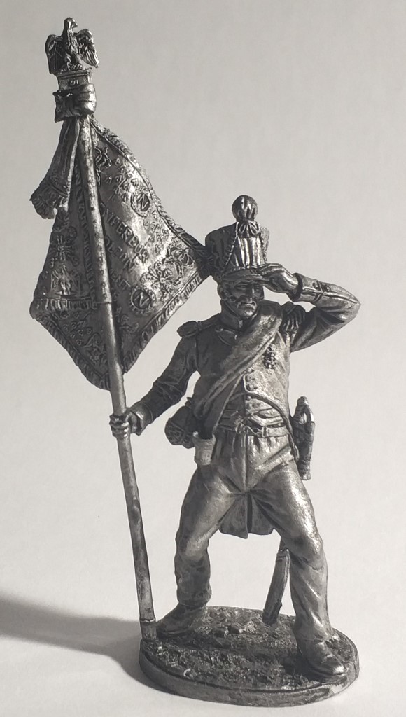 Суб-лейтенант, 1-й орлоносец линейного полка. Франция, 1812-15 г