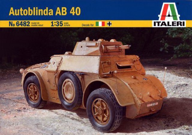 Бронеавтомобиль  Autoblinda AB 40 (1:35)